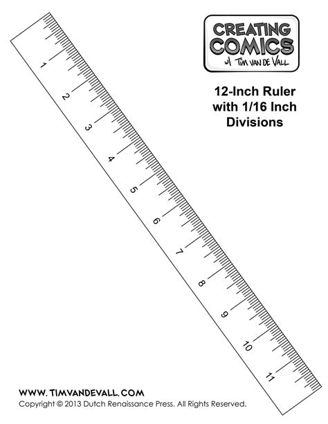 Ruler Inches Printable
